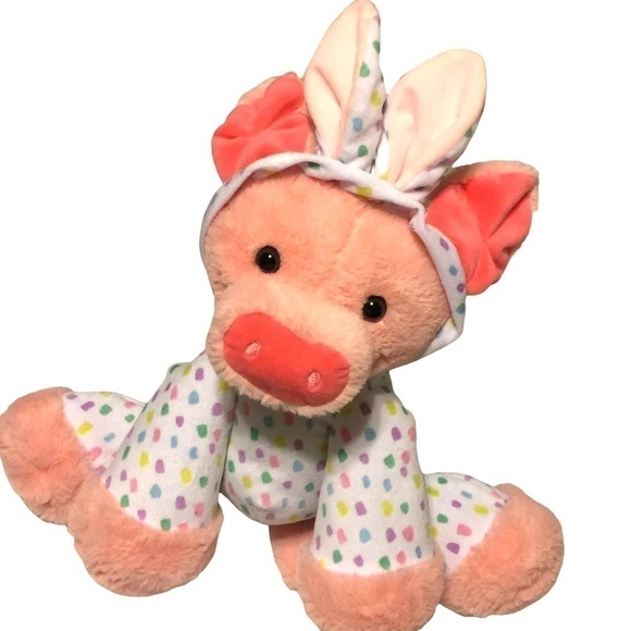 DAN Dee Collectors Choice plush pig in bunny pj. - Picture 7 of 9